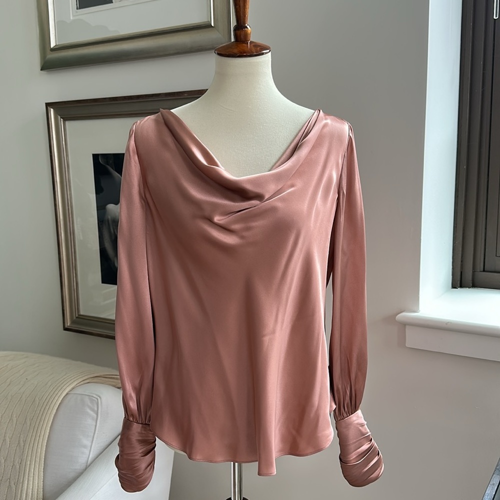 NWT Cinq à Sept Taylee Silk Blouse M